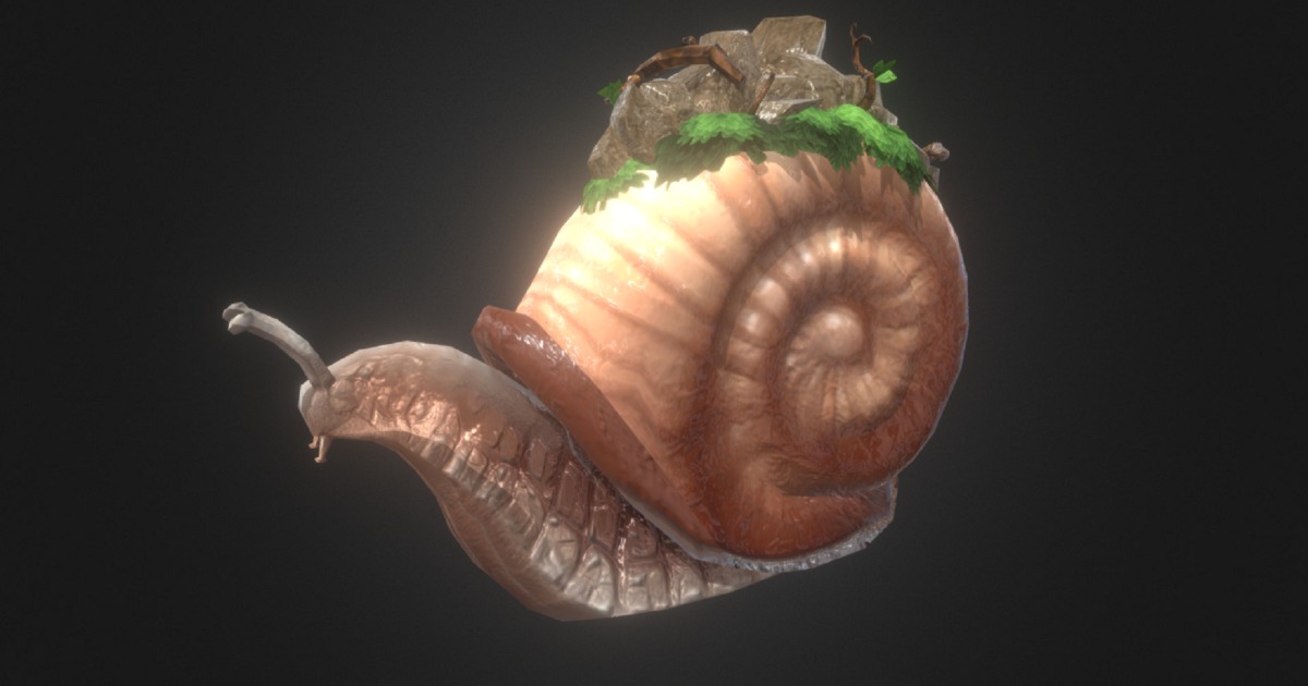 Snail Big | 3D Animals | Unity Asset Store