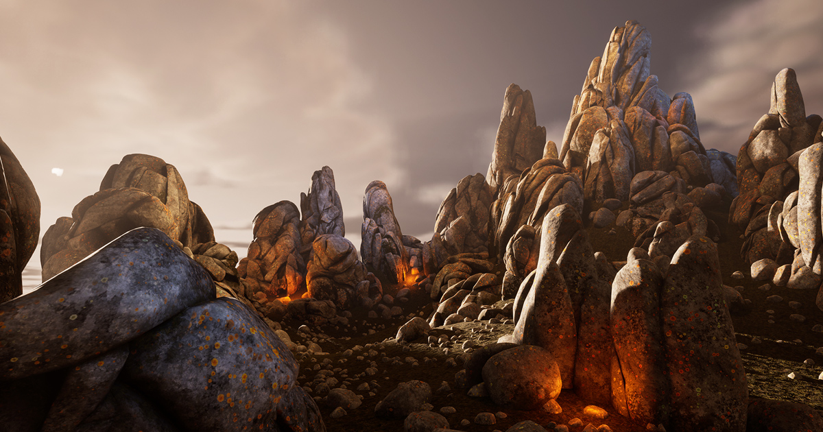 Boulder cliffs | 3D 风景 | Unity Asset Store