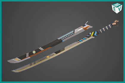 Sci-Fi Sword 01 URP HDRP Textures