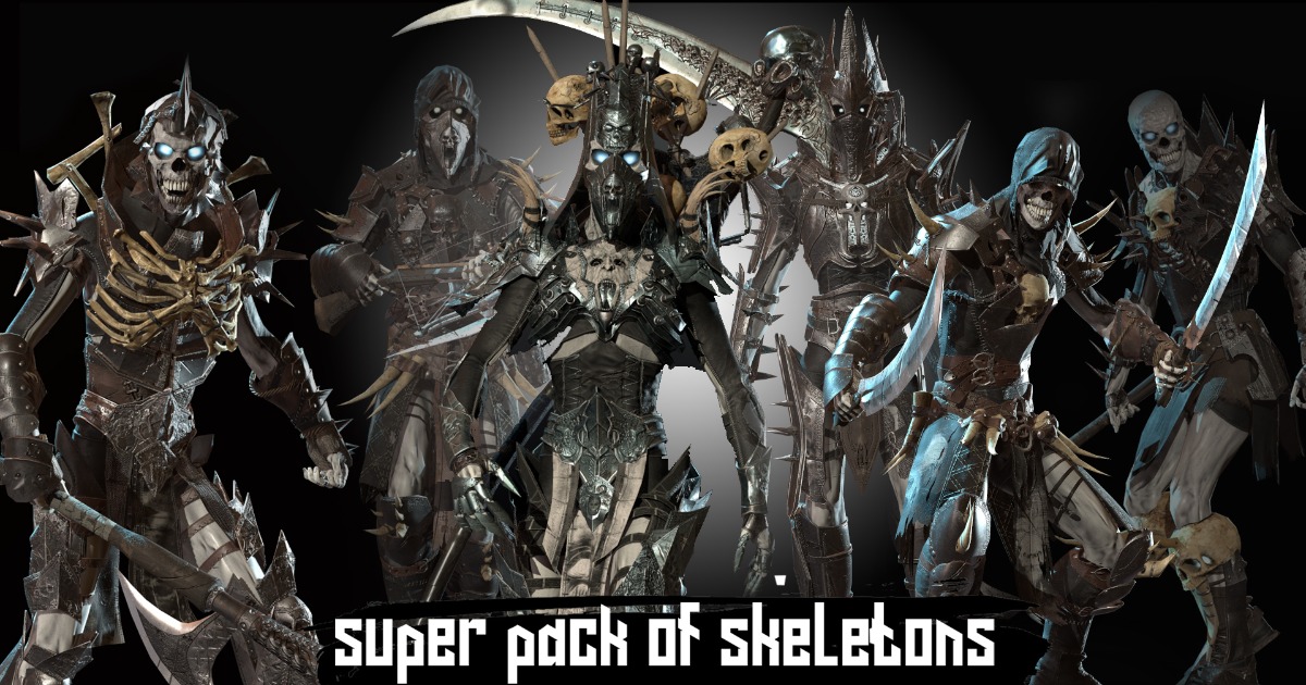 Skeleton Super Pack | Characters | Unity Asset Store