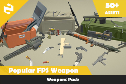 Weapons Pack - Popular FPS Weapon
