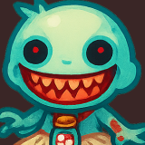 Kawaii Angry Monsters Icons Cute Aggressive Characters Pack