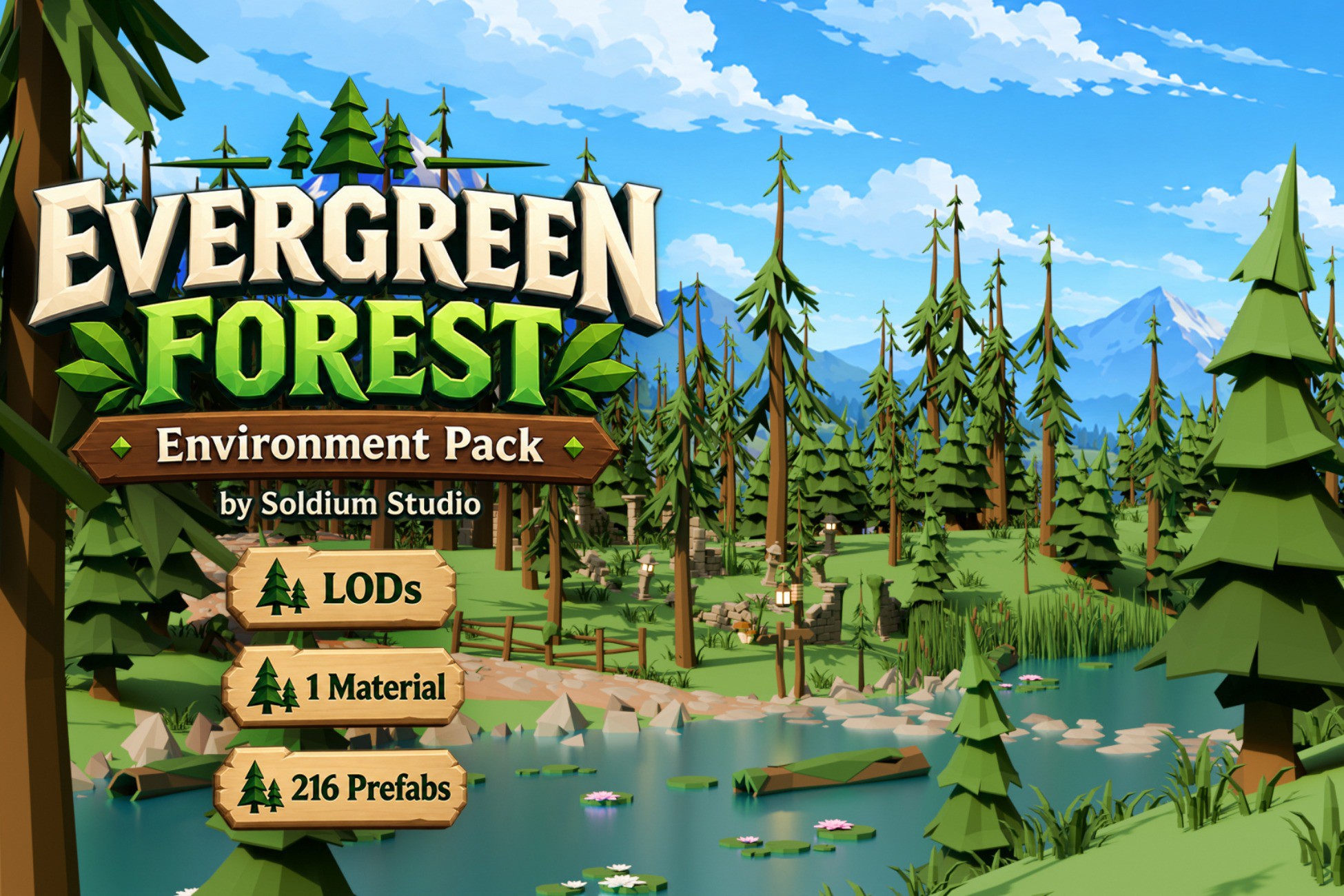 Evergreen Forest - Environment Pack by Soldium