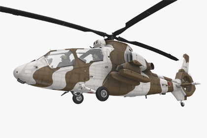 OH-1 Ninja JGSDF Winter Basic Animation (447)