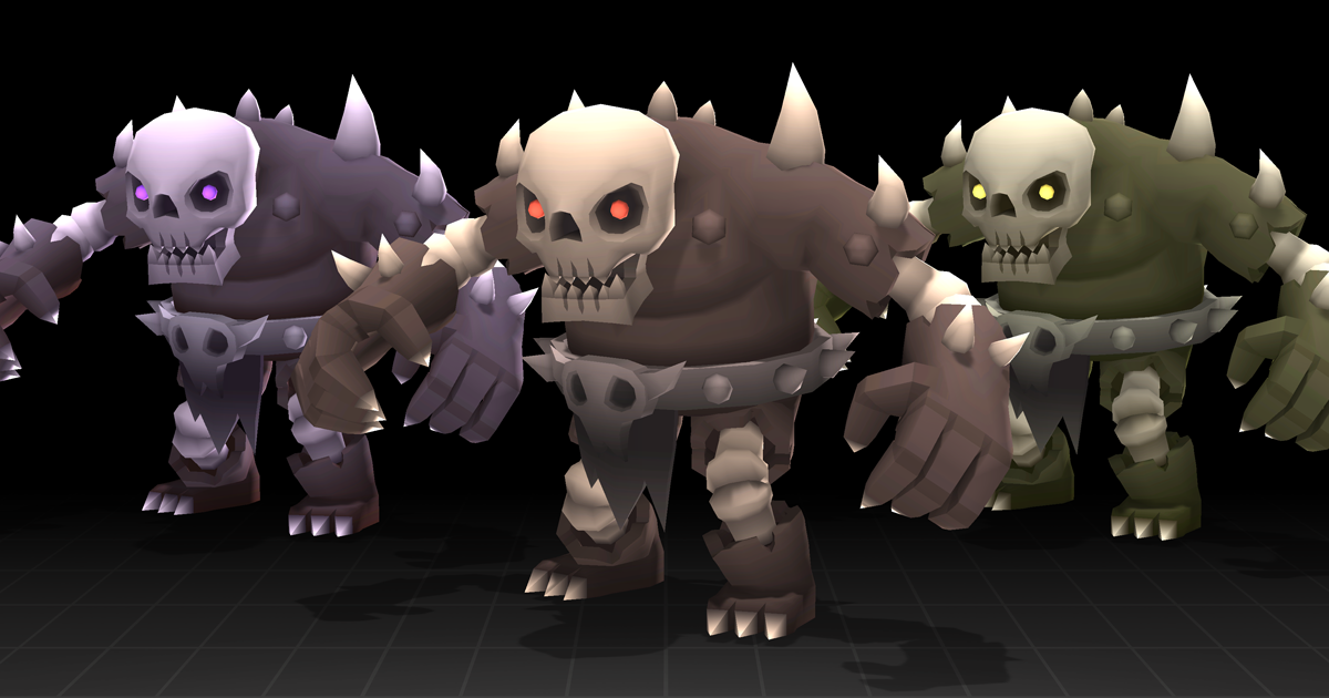 Poly HP - GiantZombie | 3D Creatures | Unity Asset Store