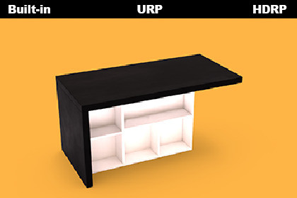 Workspace Table with Storage Shelves