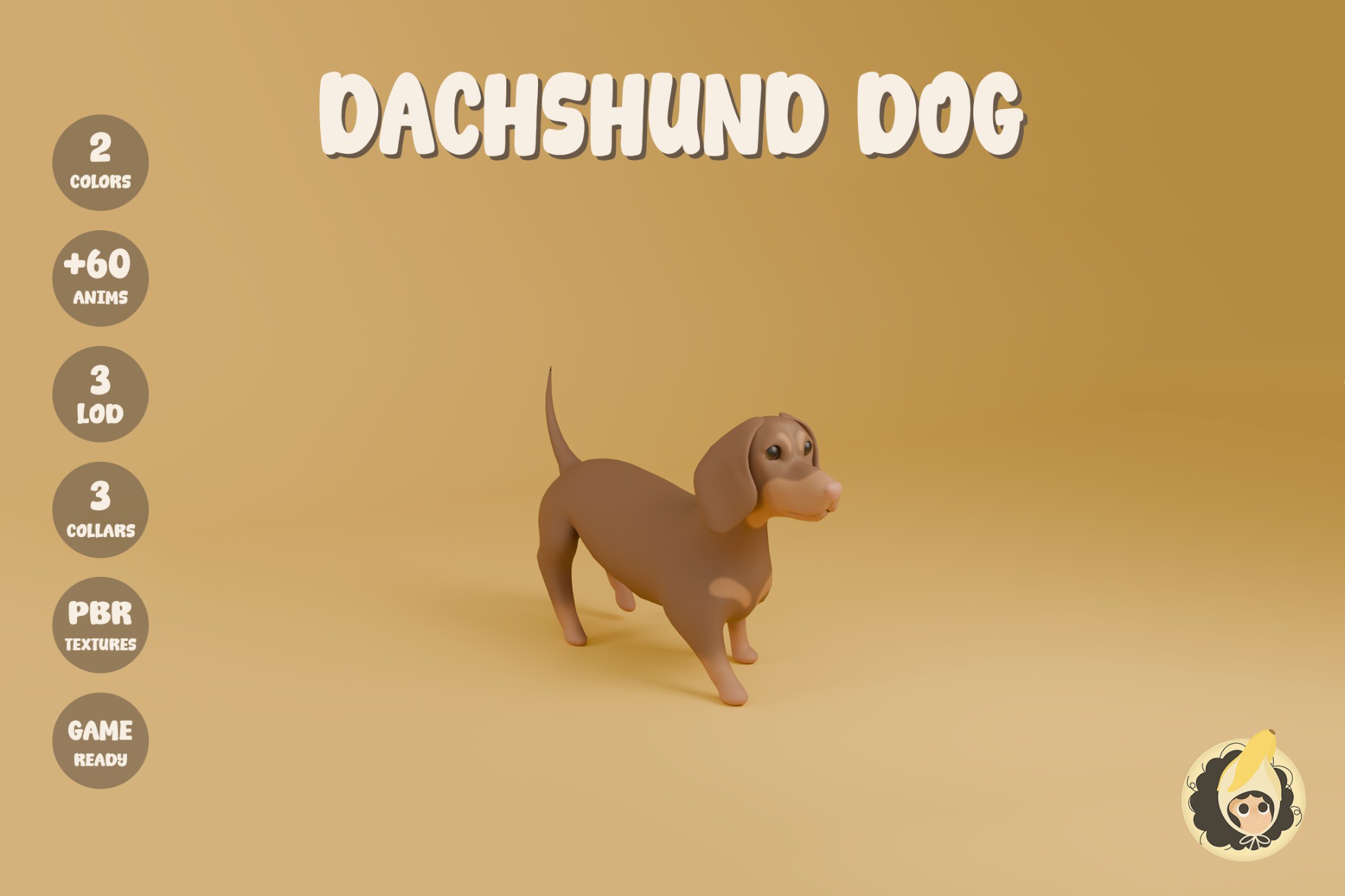Animated Dachshund Dog