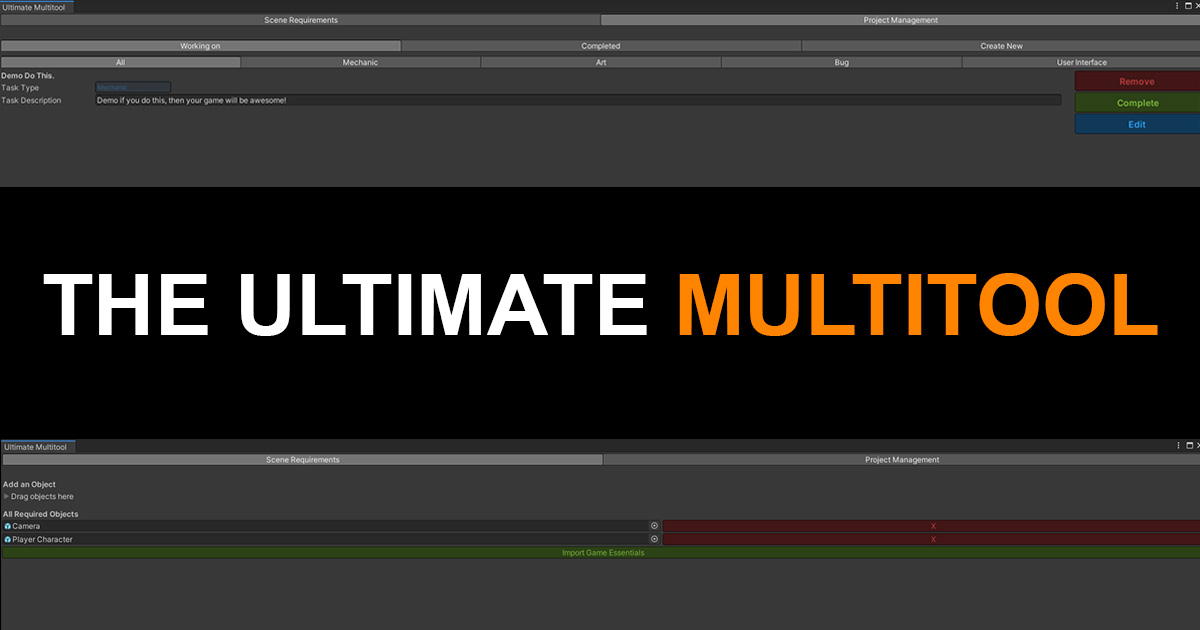 The Ultimate Multitool | Game Toolkits | Unity Asset Store