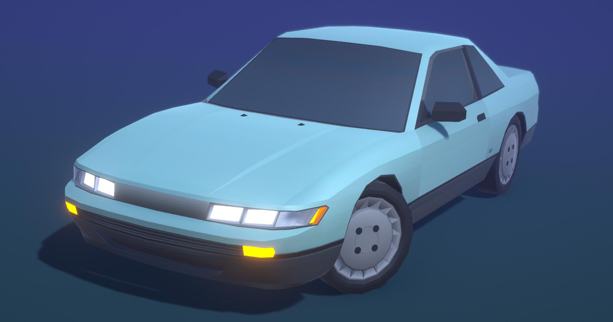 Simple Retro Car | 3D Vehicles | Unity Asset Store