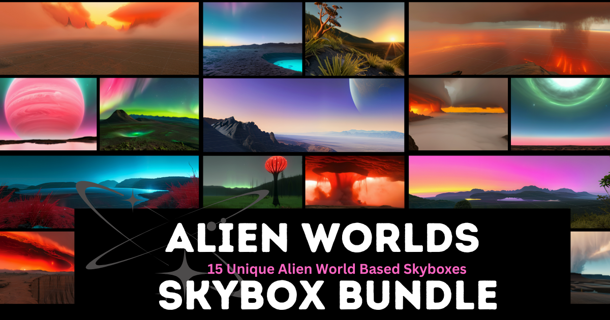 Alien World Bundle - 15 Various Alien World Environments | 2D Sky ...