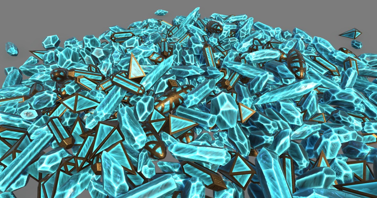 Unity Transparent Crystal Magic Cristal Mega Pack | 3D 道具 | Unity Asset Store