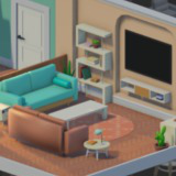 Low Poly Livingrooms - Modular Assets