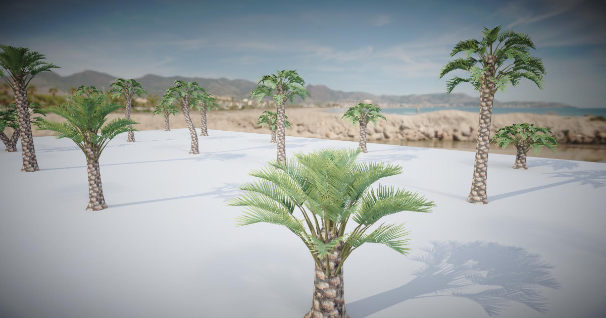 Mobile Palm Tree 6 | 3D Trees | Unity Asset Store