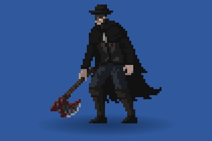 Undead Gentleman (2D Pixel Art)