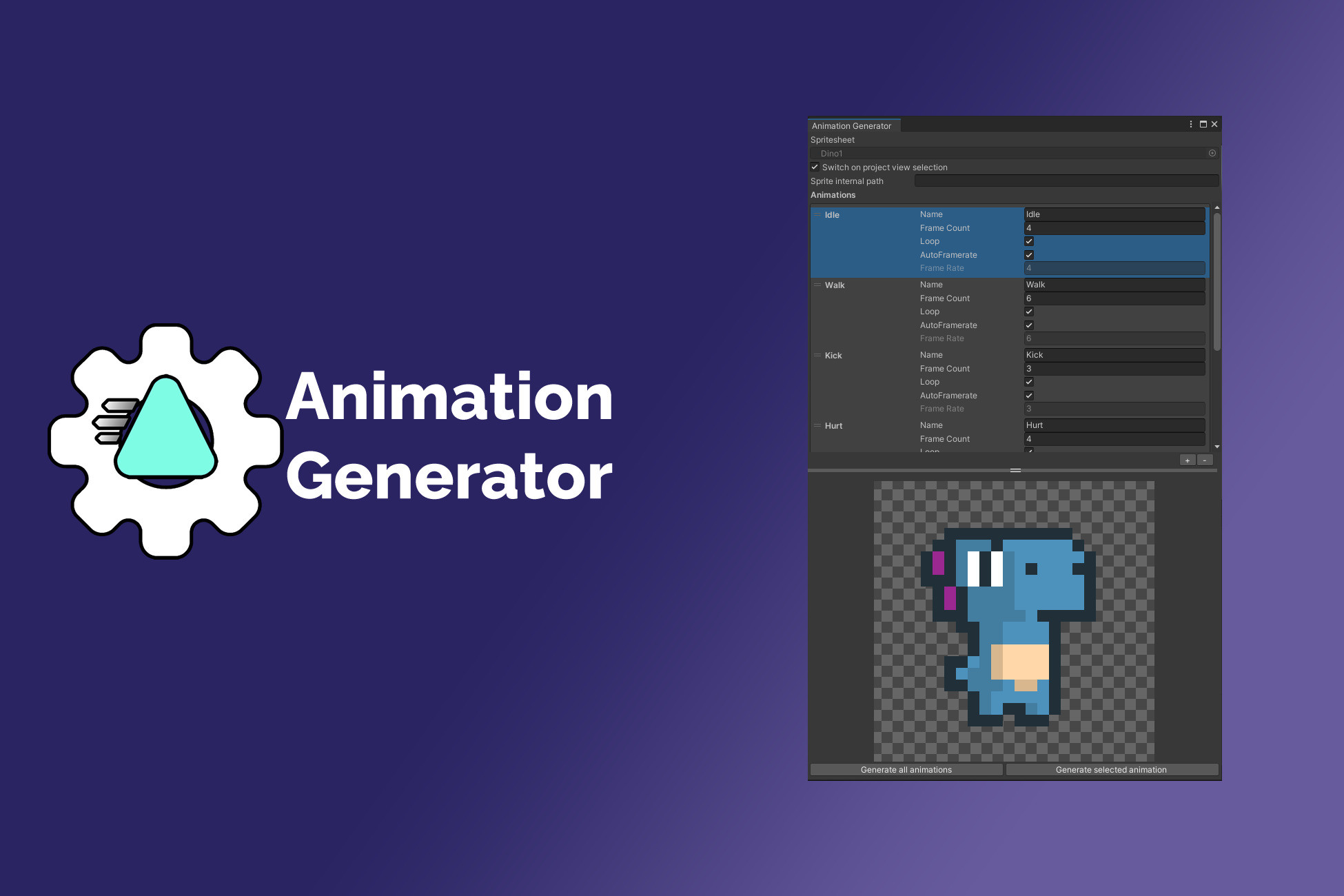 Animation Generator | Animation Tools | Unity Asset Store