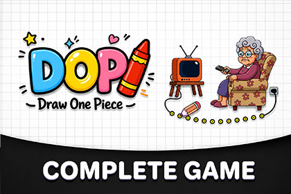 Draw one piece - DOP Puzzle | Template