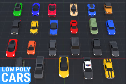 3D Low-Poly Cars