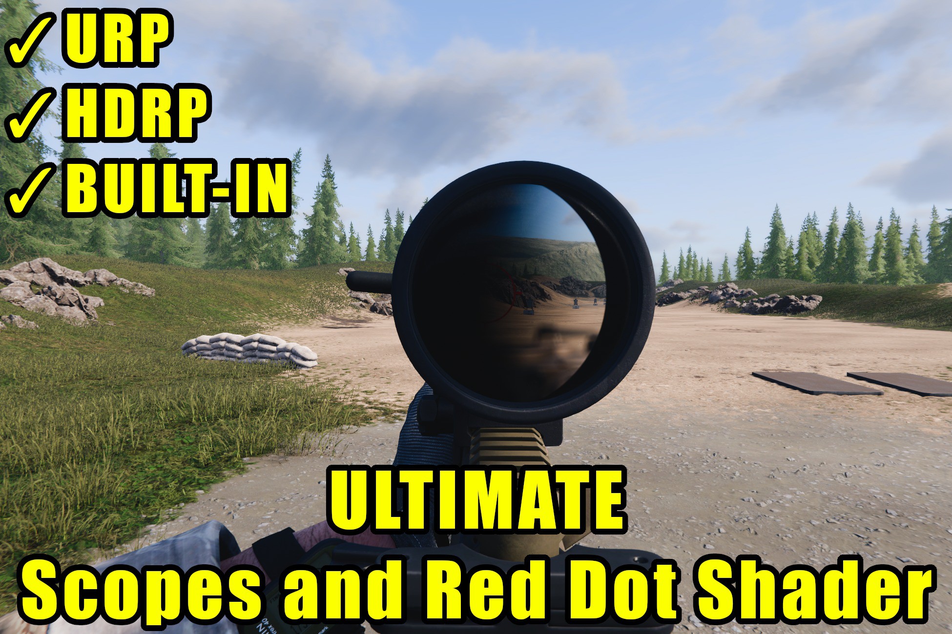 Ultimate Scopes and Red Dot Shaders | ビジュアルエフェクト シェーダー | Unity Asset Store