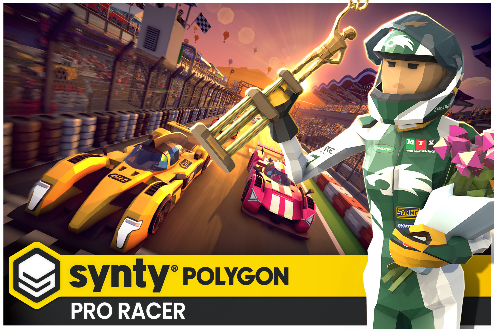 POLYGON - Pro Racer Pack - Art by Synty | 3D Land | Unity Asset Store