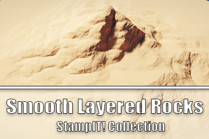 Smooth Layered Rocks - StampIT!