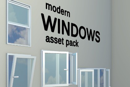 Modern Window: Ready to open