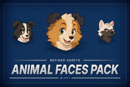 BITTI_Animal Faces Pack