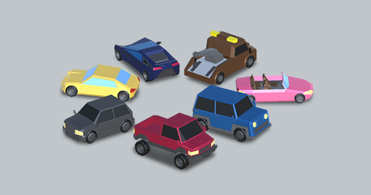 Unity Detailed Car Model Lowpoly 3D Car Models Asset | 3D Vehicles | Unity Asset Store