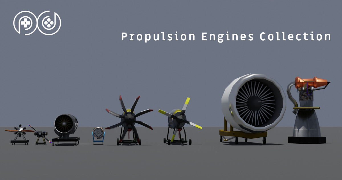 Propulsion Engines Collection | 3D 항공 | Unity Asset Store