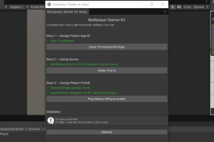 Multiplayer Starter Kit - Lobby, Matchmaking & Player Sync