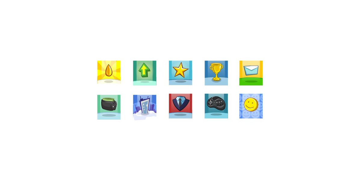 Unity Icon Cartoon Achievements Cartoon Icons Set | 2D 图标 | Unity Asset Store