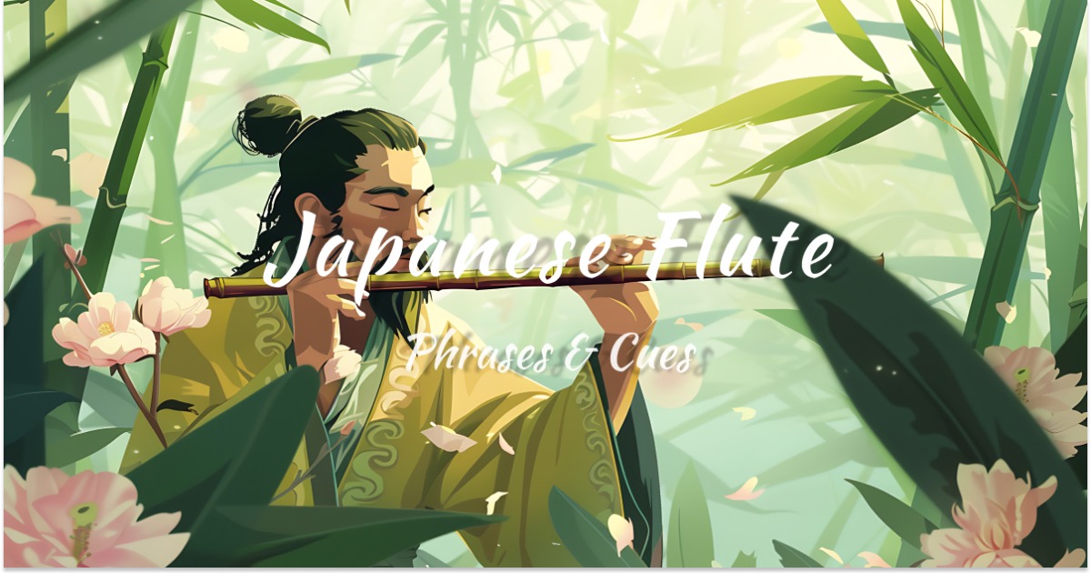Japanese Bamboo Flute - Musical Cues & Phrases | Audio Music | Unity ...