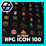 3D Props - RPG Icons 100