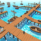 Low Poly Fishing Village Asset Pack