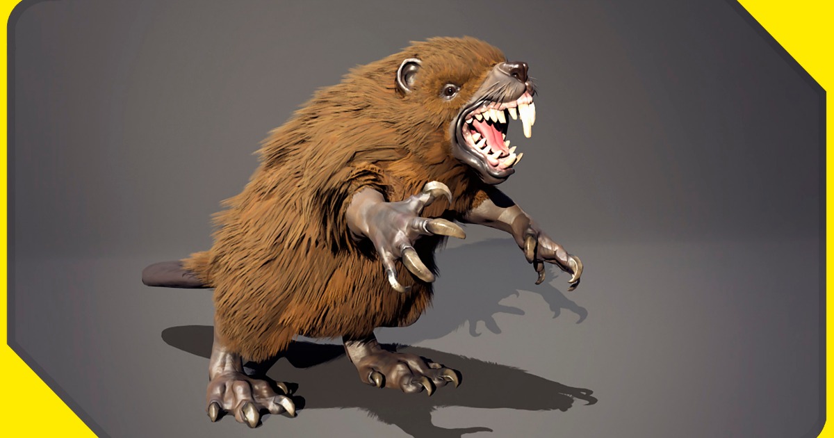 Mutated Beaver BeaverMutant1 | 3D Creatures | Unity Asset Store