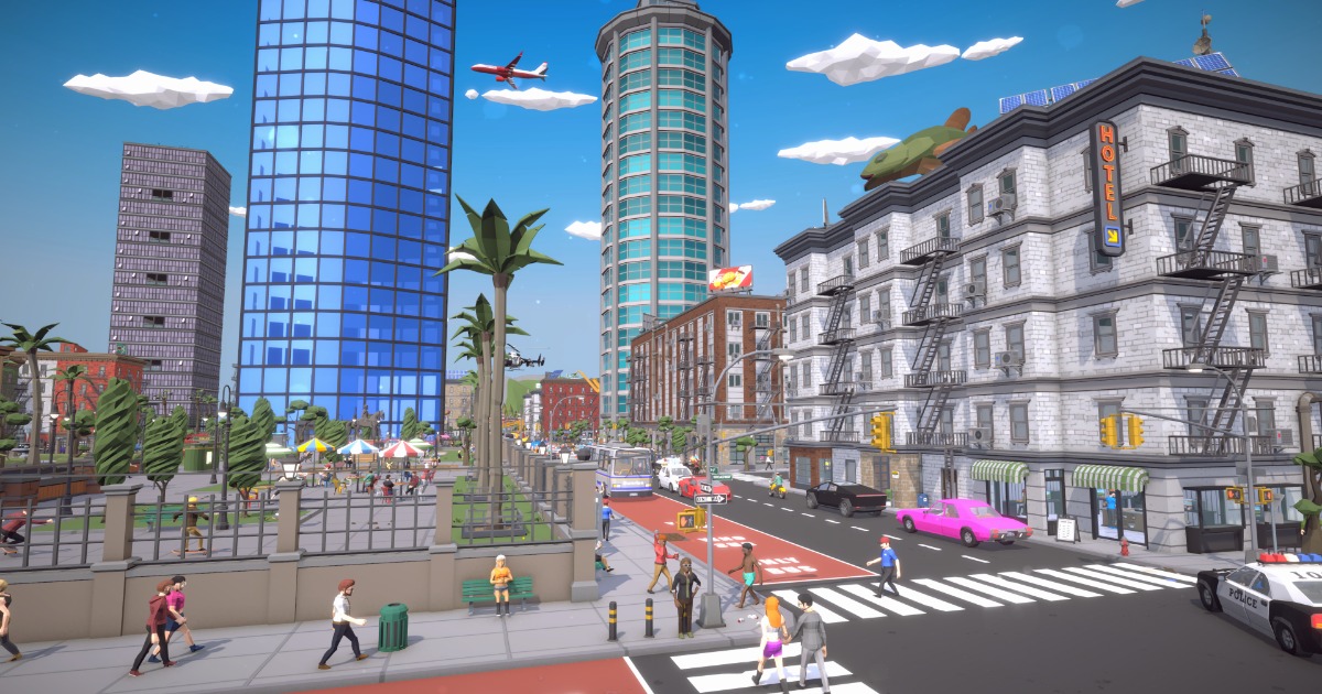 City Asset Unity BlendPoly Modular City - Low Poly Assets | 3D Urban | Unity Asset Store