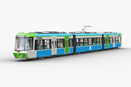Tram Train with interior