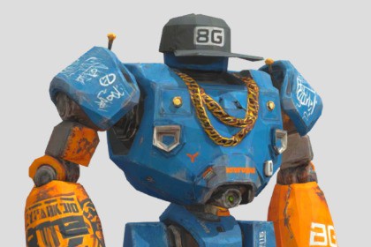 Stylized Arcade Animated Character - Robot