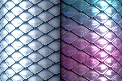 Scales (3 Pattern) Texture & Material Vol. 01