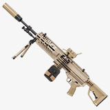 Machine Gun 14 Brown URP HDRP Textures