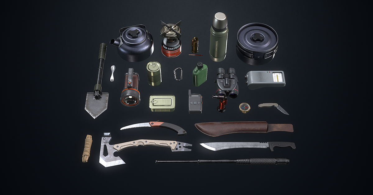 Survival Pack Vol.2 | 3D Props | Unity Asset Store
