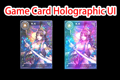 Game Card Holographic UI By maything