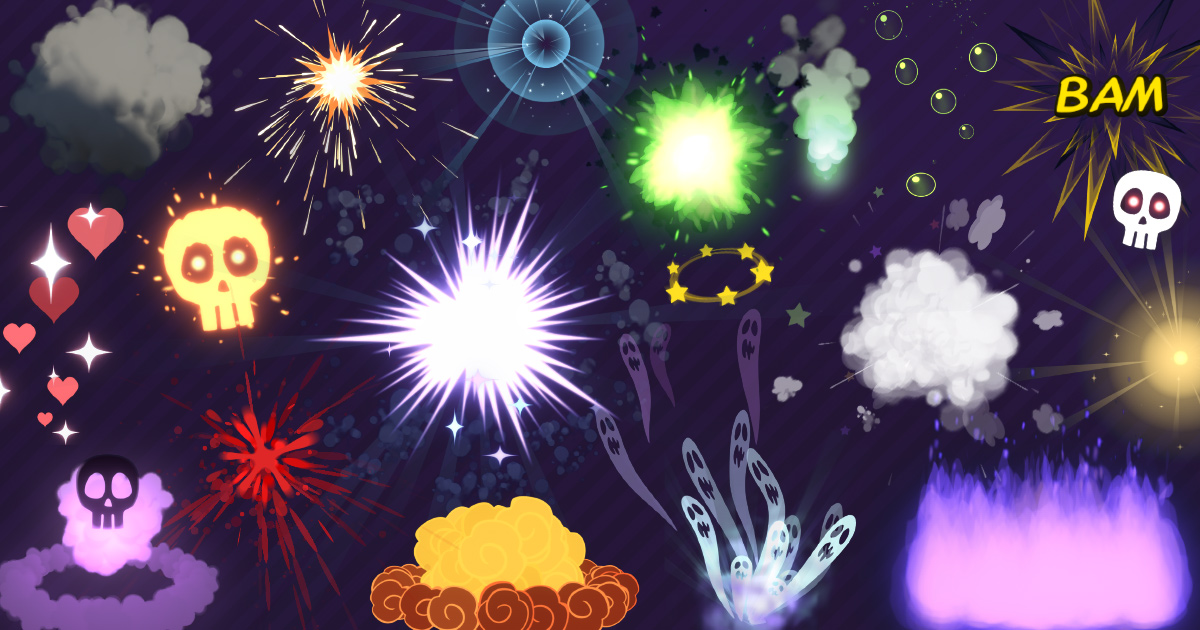 Unity Cartoon Fx Cartoon FX 2 Remaster | VFX Particles | Unity Asset Store