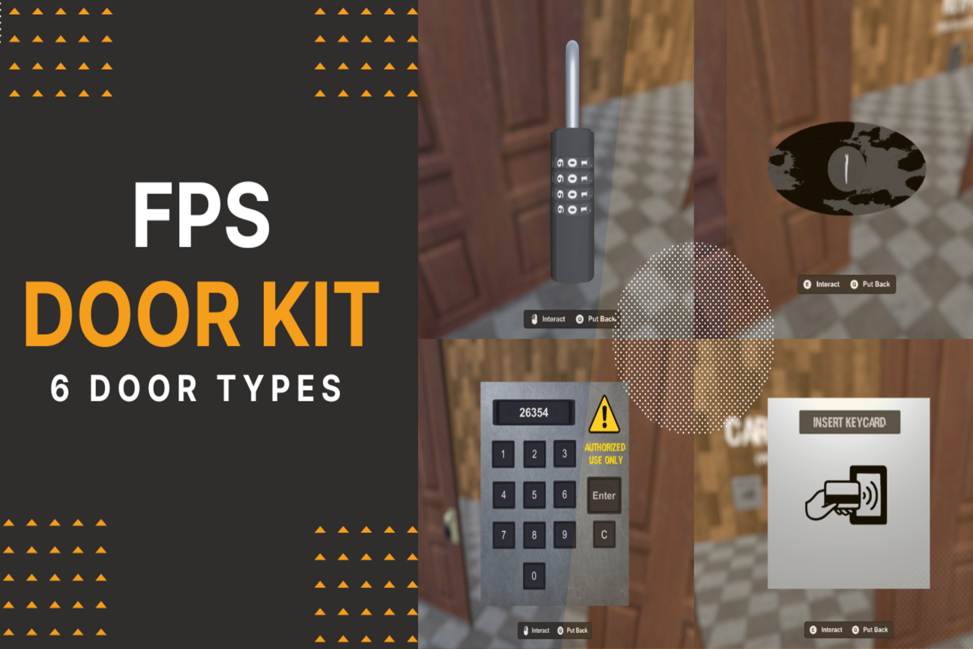 Unity Fpf Gate FPS Door Kit | Systems | Unity Asset Store
