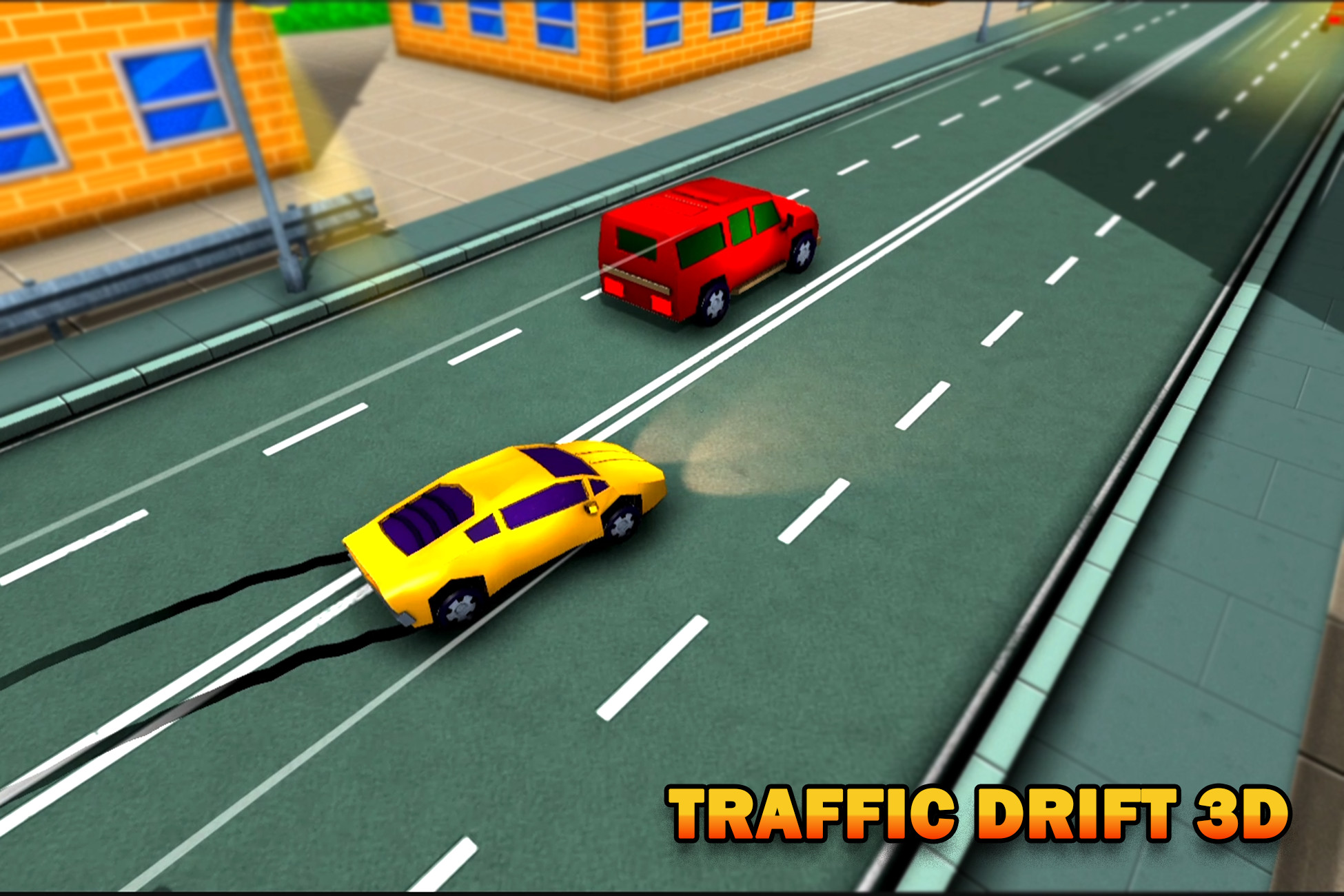 Traffic Drift 3D - Game Template, image 1