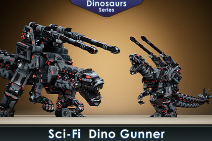 Sci-Fi Dino Gunner