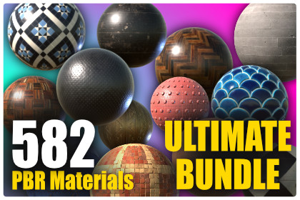582 PBR Materials Ultimate Bundle