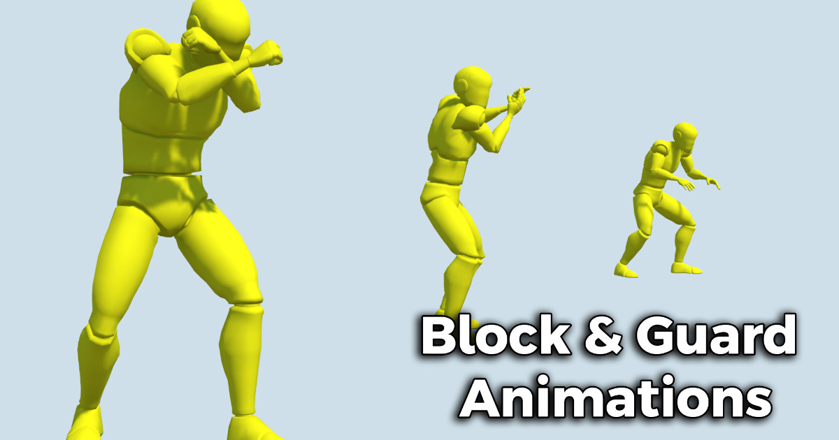 Block & Guard Animation Pack – Weapon, Hand & Dual | 3D Animations ...