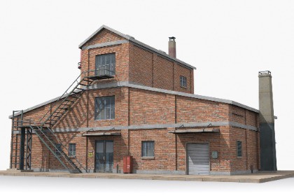 Industrial Factory Building – Variant 19