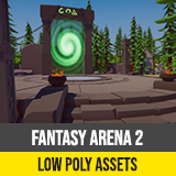 Low Poly Fantasy Arena Vol.2