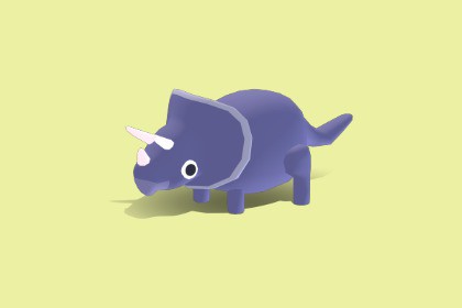 Triceratops - Quirky Series